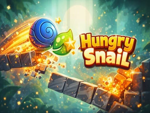 Hungry Snail — free puzzle game on PlayPop