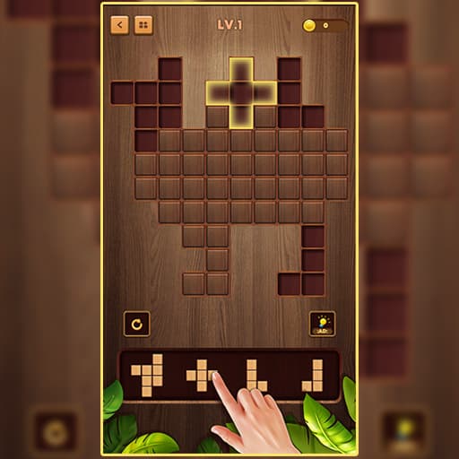 WoodPuz Block Puzzle — free puzzle game on PlayPop