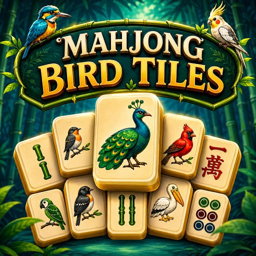 Mahjong Bird Tiles — free puzzle game on PlayPop
