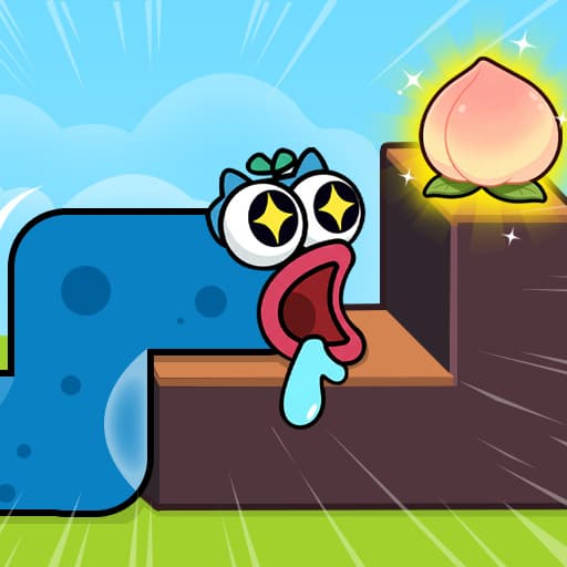 Worm Puzzle Snake Apple — free puzzle game on PlayPop