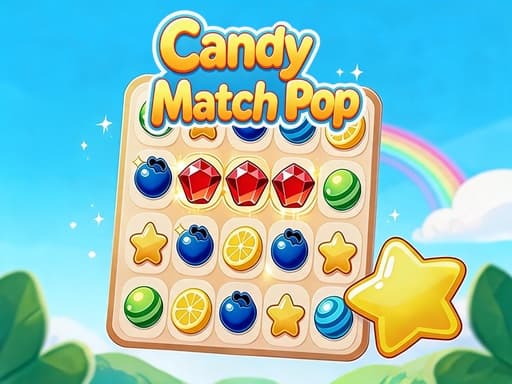 Candy Match Pop — free puzzle game on PlayPop